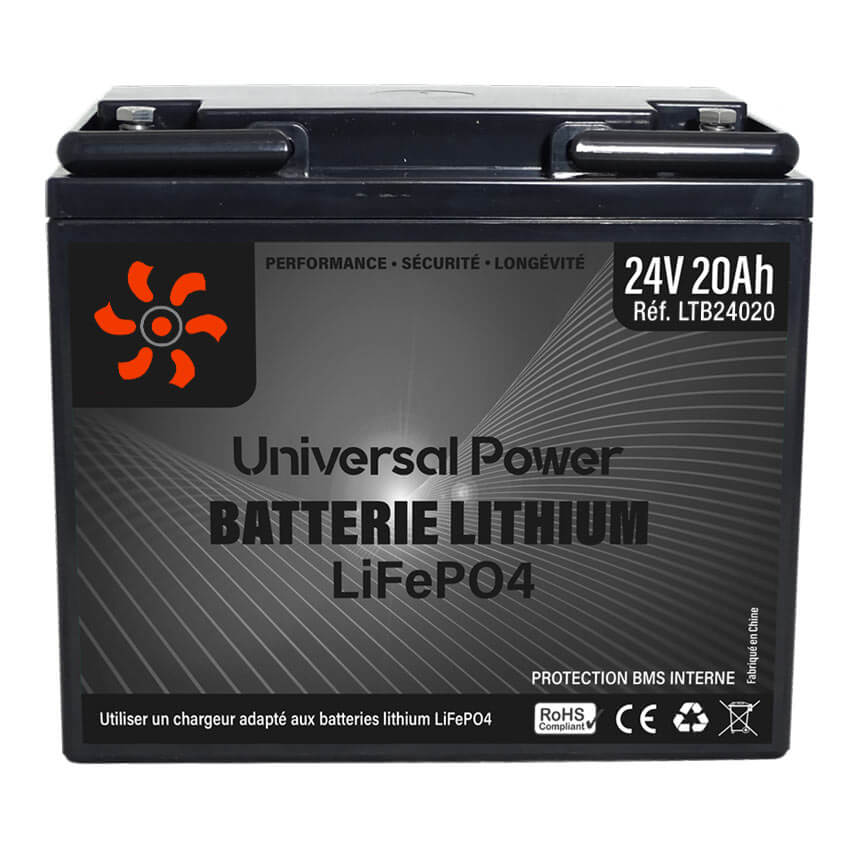 Lire la suite à propos de l’article Batterie lithium 24V 20Ah – Réf. LTB24020