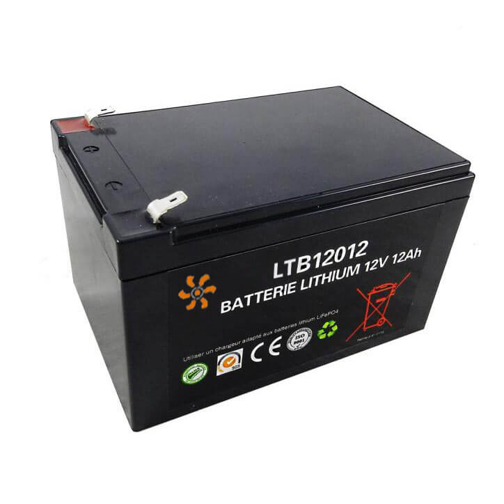 batterie 12v lithium 12ah bicicletta