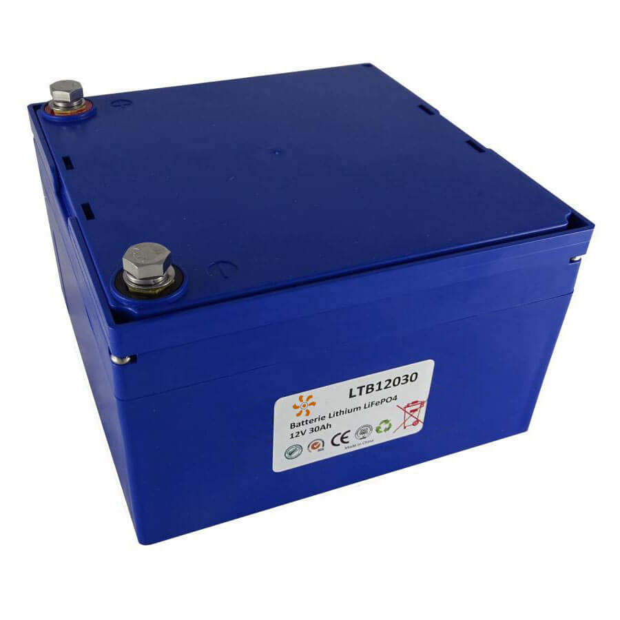 Batterie lithium 12V 30Ah LiTech fabricant de batteries Lithium en
