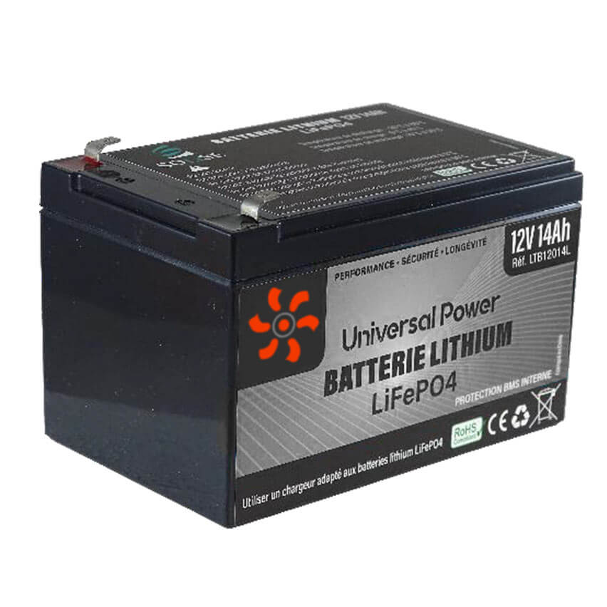Lire la suite à propos de l’article Batterie lithium 12V 14Ah – Réf. LTB12014L