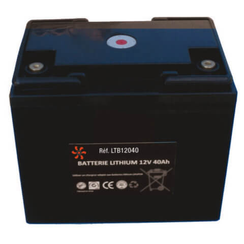 Batterie lithium 12V 3,8Ah - Réf. LTB12003L - Li-Tech