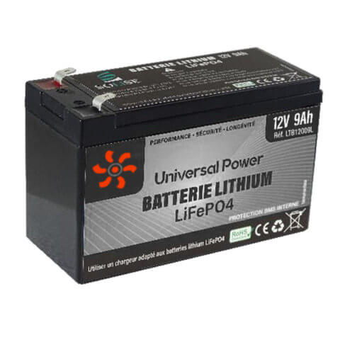 Chargeur 12V 80A adapté aux batteries lithium fer phosphate (LiFePO4)