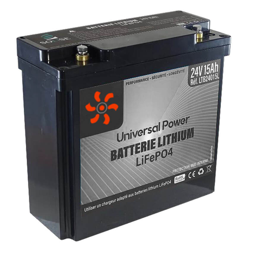 Lire la suite à propos de l’article Batterie lithium 24V 15Ah – Réf. LTB24015L