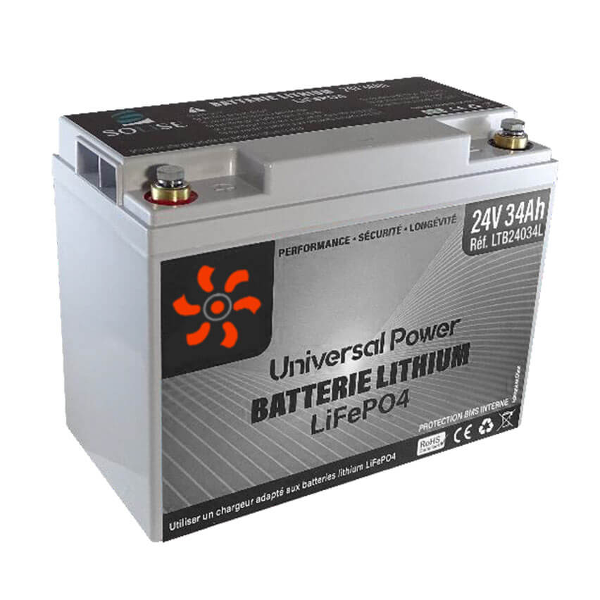 Lire la suite à propos de l’article Batterie lithium 24V 34Ah – Réf. LTB24034L