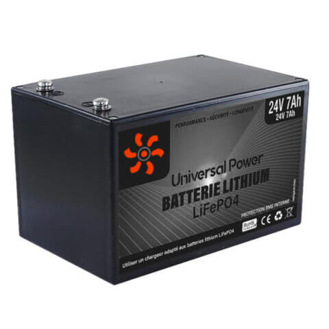 Chargeur de batterie lithium 24V 3A - Réf. LTCH2403 - Li-Tech