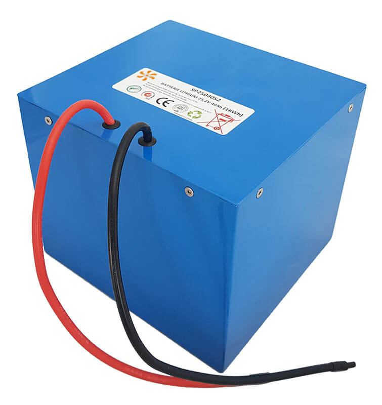 Batterie lithium sur mesure 25,2V-40Ah-1kWh