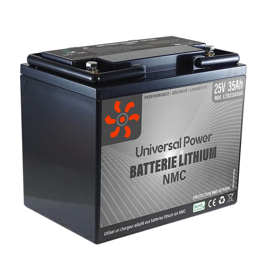 Lire la suite à propos de l’article Batterie Lithium 25V 35Ah (NMC) – Réf. LTB25035N
