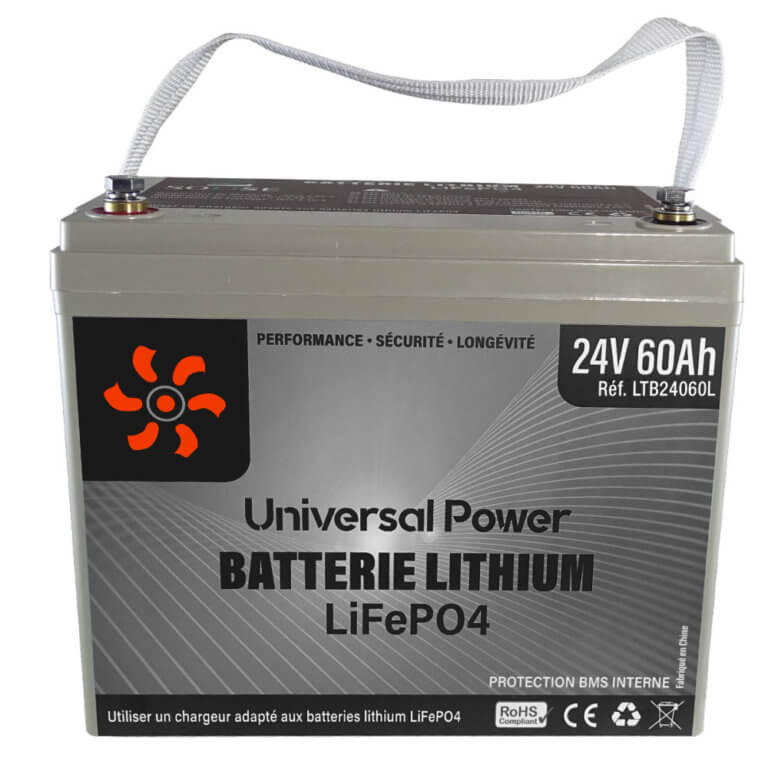 Batterie lithium 24V 18Ah - Réf. LTB24018L - Li-Tech • Vente en ligne  lithium sur mesure