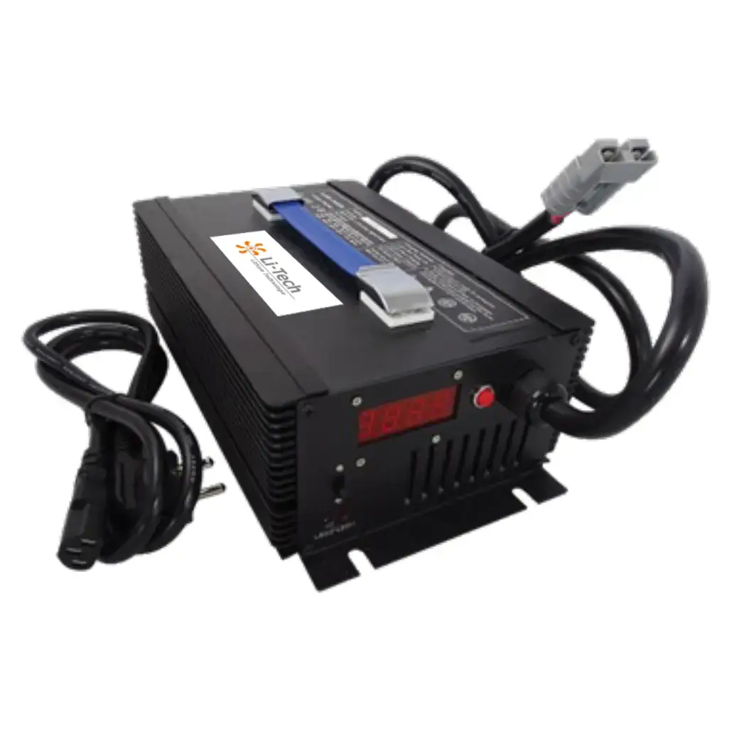 Lire la suite à propos de l’article Chargeur de batterie lithium 48V 30A (LiFePO4) – Réf. LTCH4830PFC