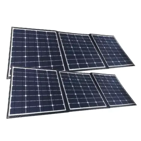2 panneaux solaires pliables 150W en série (= 300W) Li-Tech