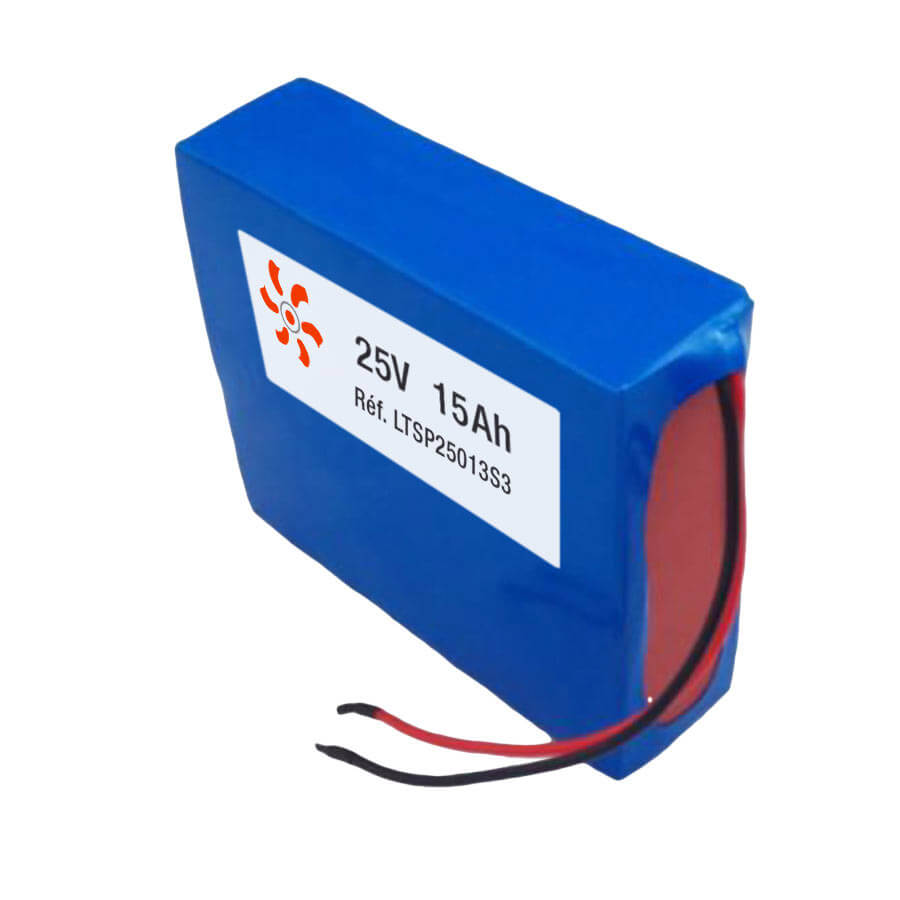 Lire la suite à propos de l’article Batterie lithium 25V 15Ah (NMC) – Réf. LTSP25013S3