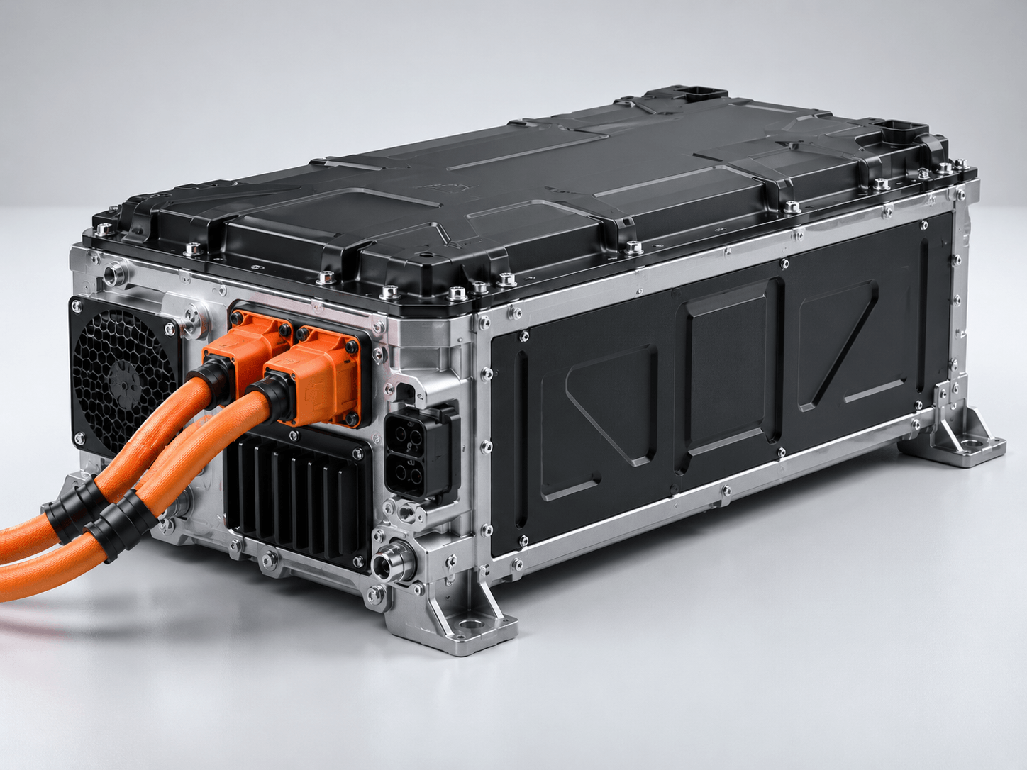 Batterie lithium intégrée dans un robot industriel